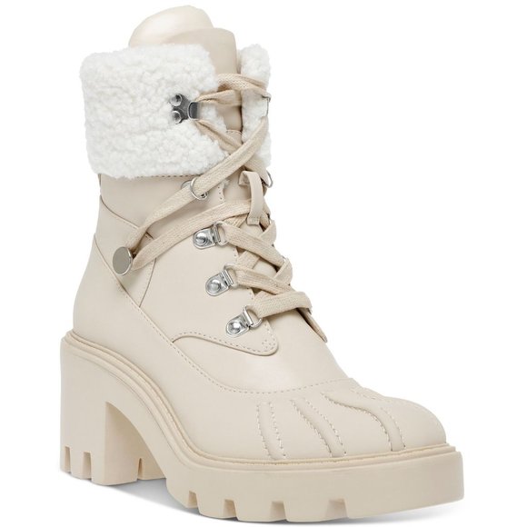 Steve Madden Women's Northern Lug-Sole Duck Booties Floor Model Check Pics B4HP - Picture 1 of 9